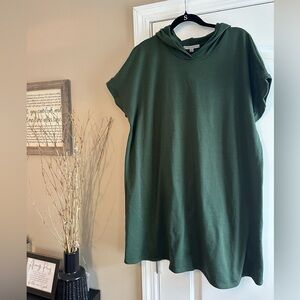 Green Hooded Dress 2X